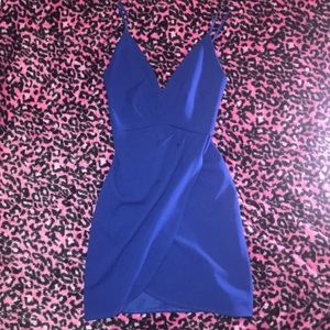 Royal blue small mini dress